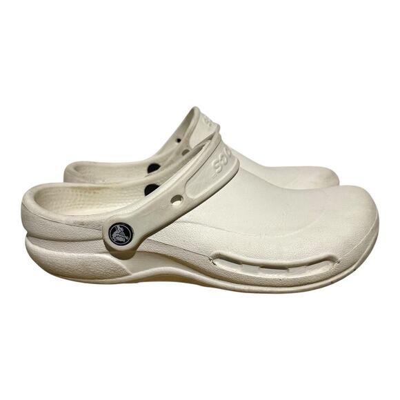 Crocs Specialist Women's 9 White Work Clogs Slip Resistant Comfort Shoes - Picture 7 of 8
